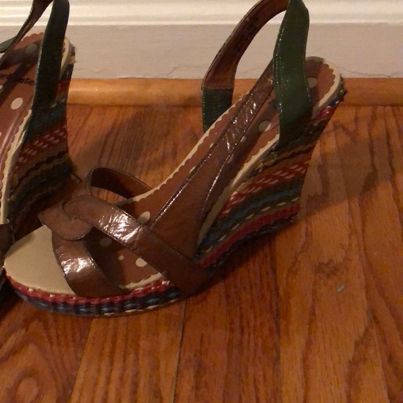 Multicolor espadrilles wedges - Picture 2 of 2